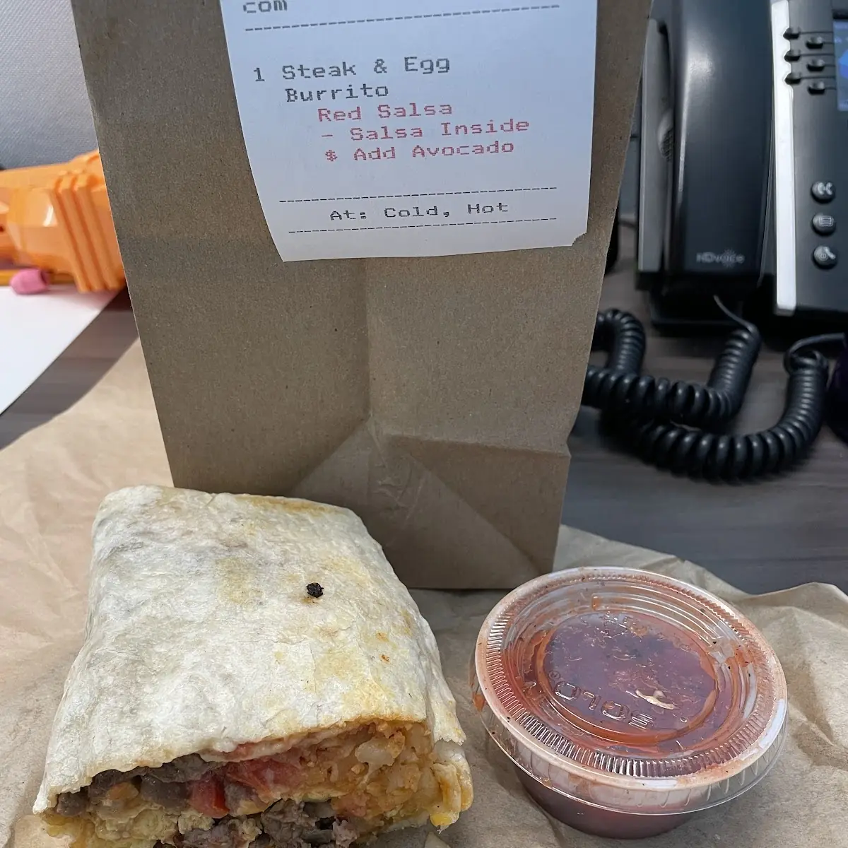 Steak & Egg Burrito