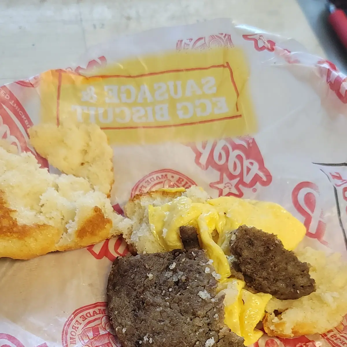Sausage & Egg Biscuit