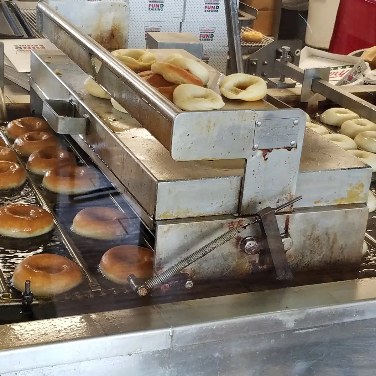 Fresh Hot Glazed Doughnuts