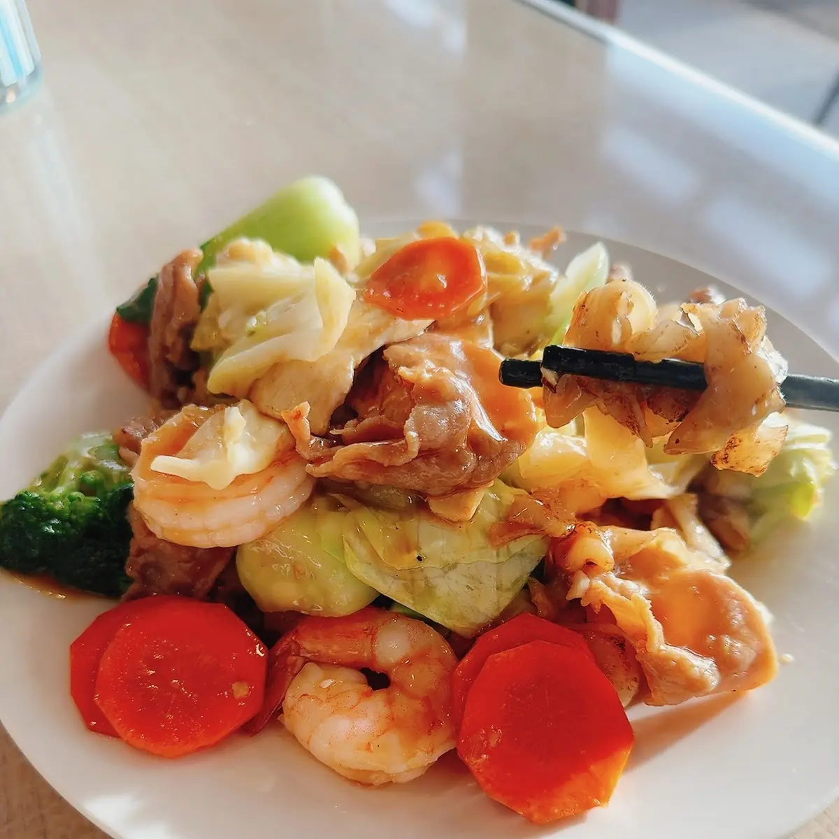 Flat Rice Noodle Combo