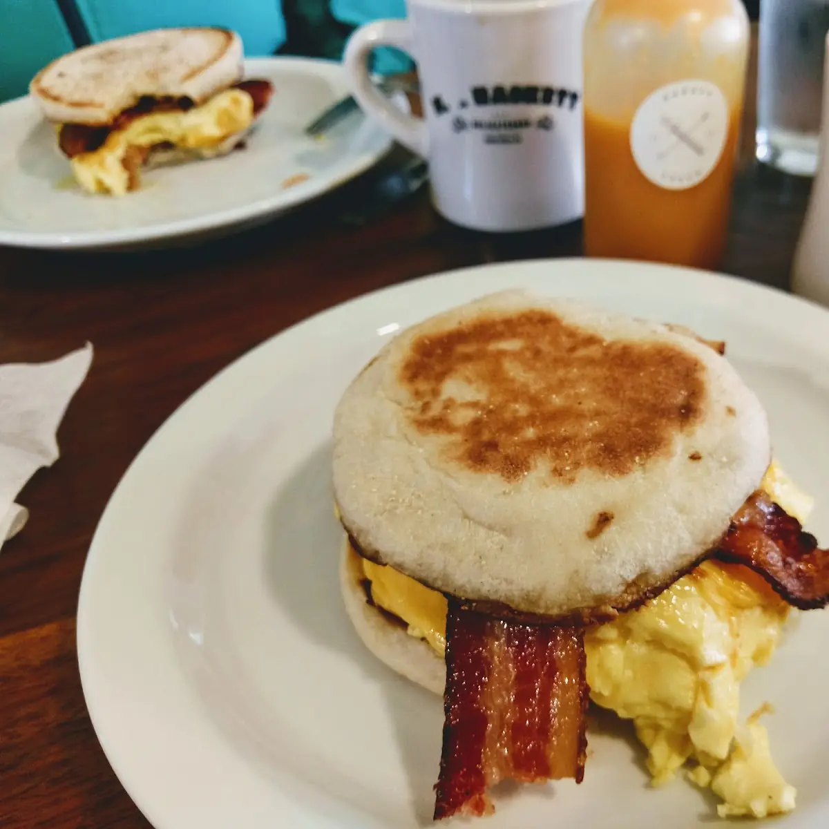 Bacon Egg Cheese Breakfast Sandwich