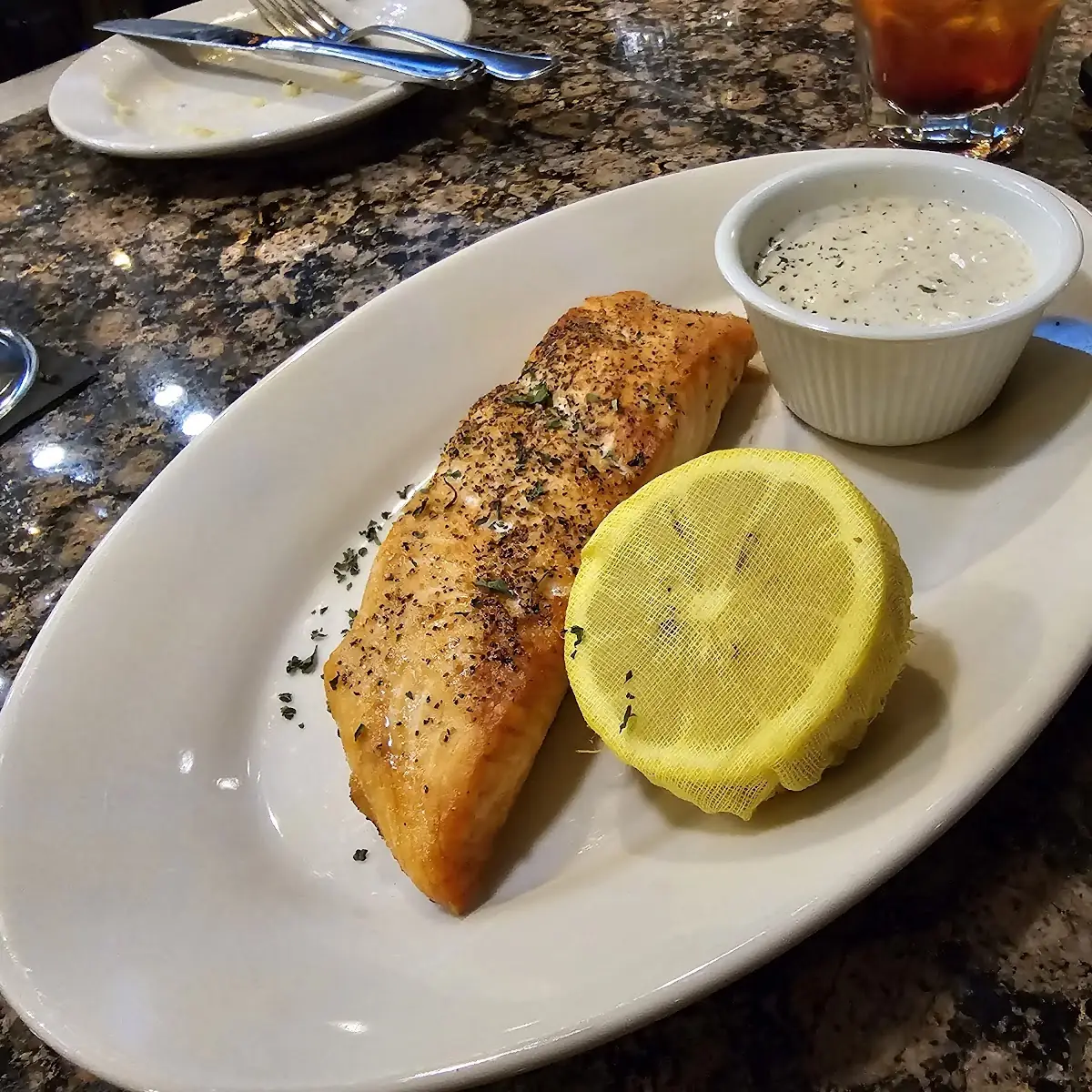 Broiled Salmon Filet