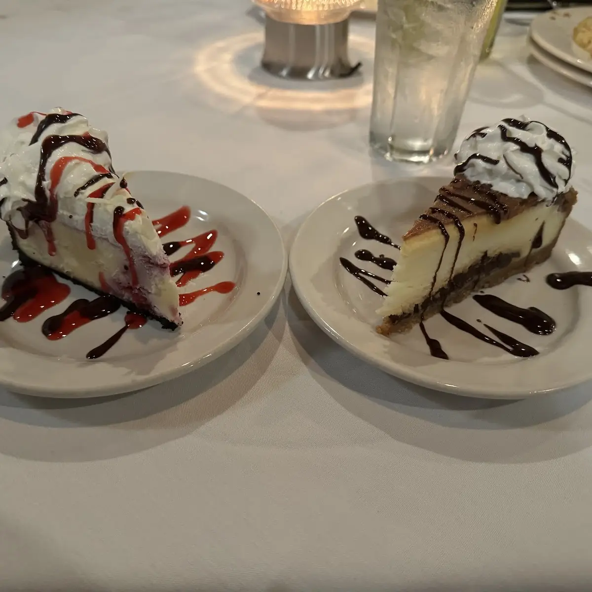 White Chocolate Raspberry Cheesecake Slice and Turtle Cheesecake Slice