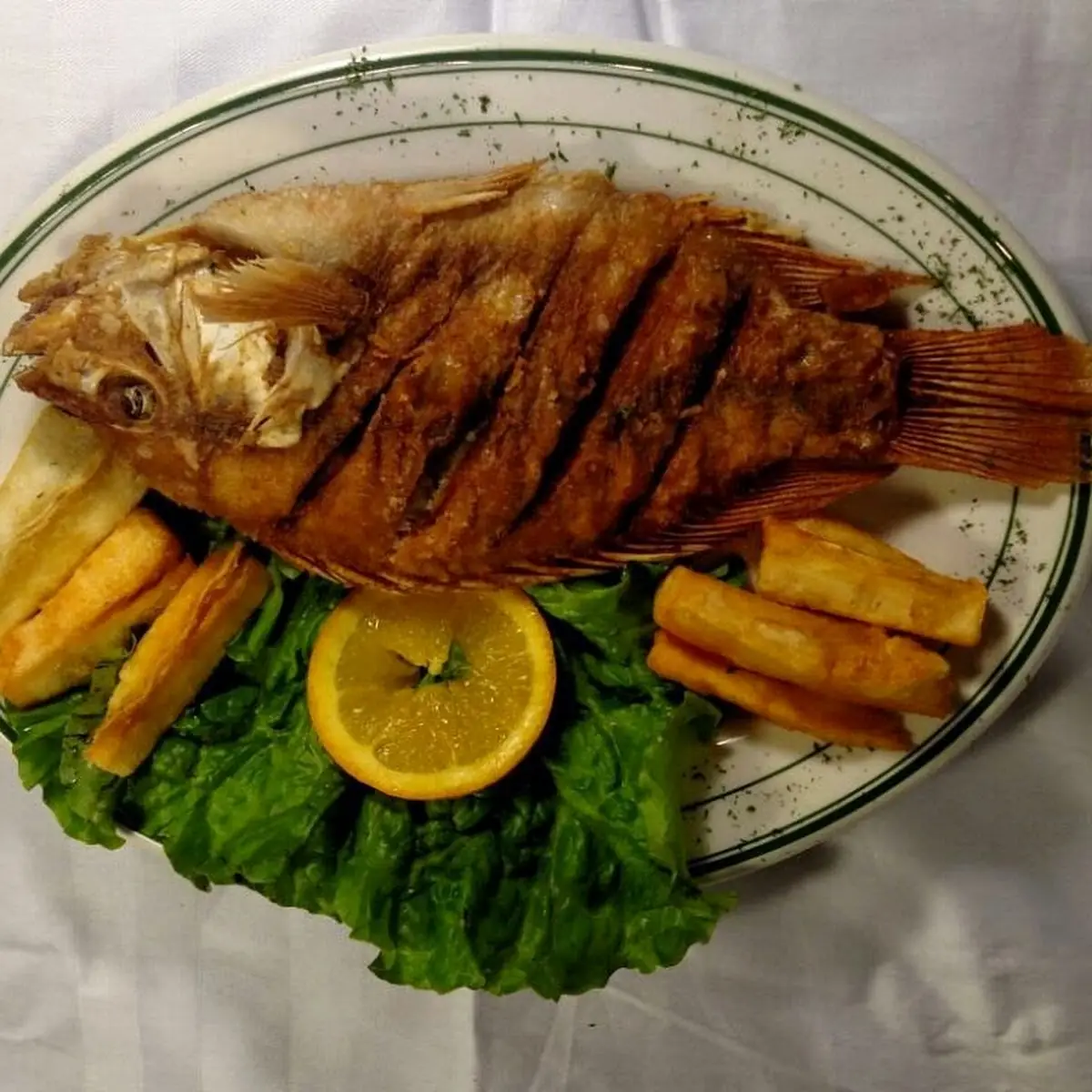 Pargo Rojo Frito Fried Red Snapper
