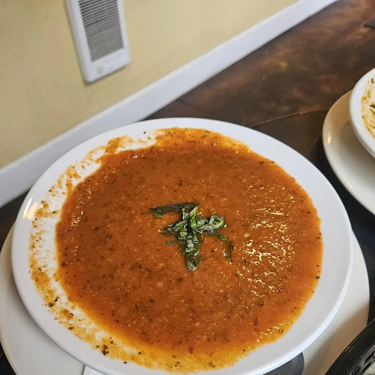 Tomato Basil Soup Du Jour