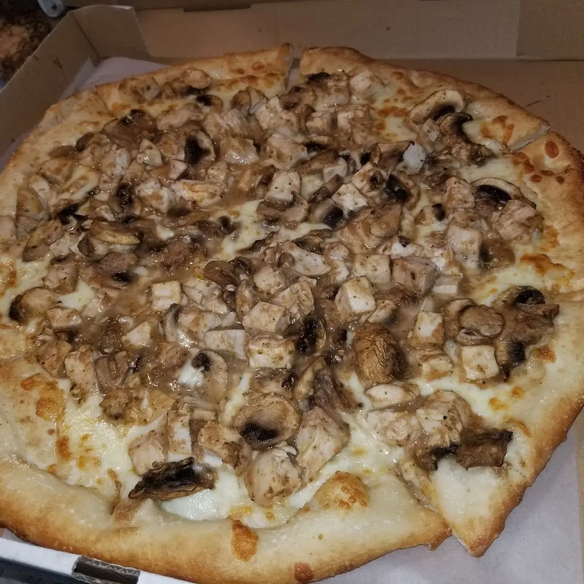 Chicken Marsala Pizza
