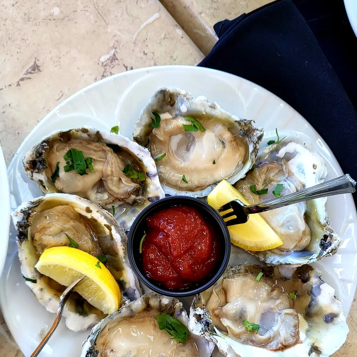 Local Oysters on the Half Shell