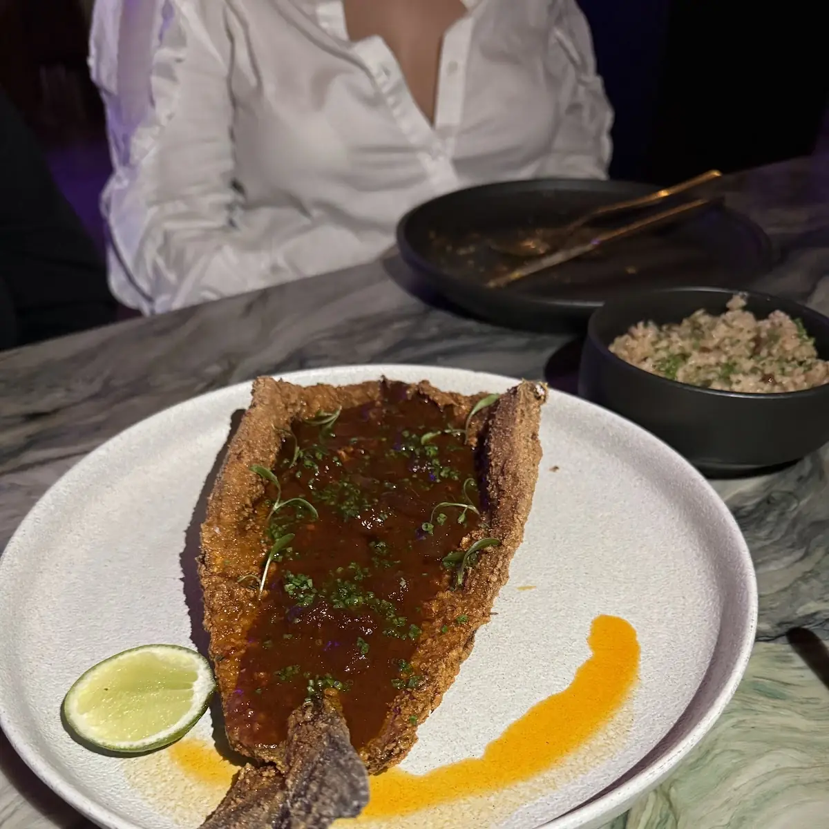Brown Stew Red Snapper