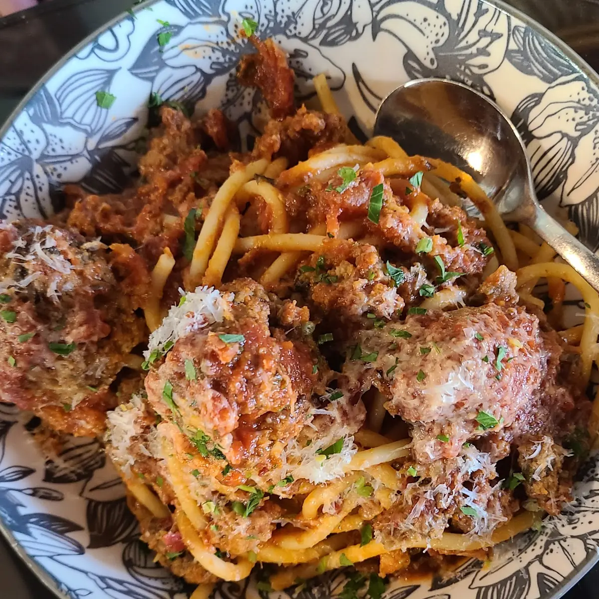 Bolognese Pasta with Meatballs