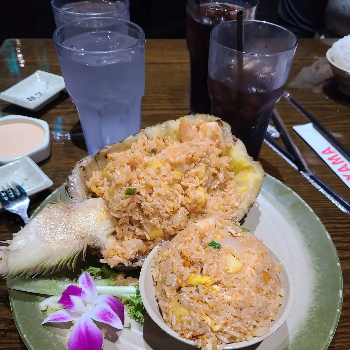 Pineapple Fried Rice with Shrimp