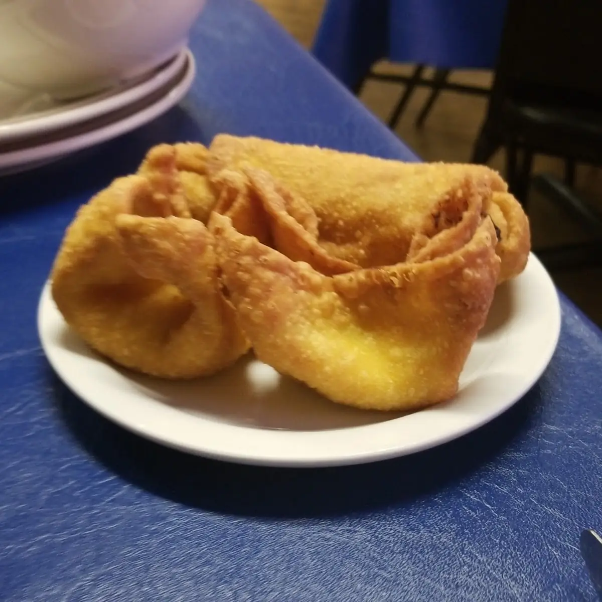Crab Rangoon and Egg Rolls