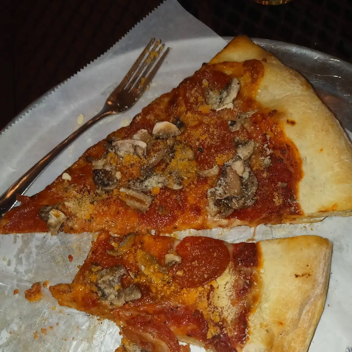 Pepperoni and Mushroom Pizza