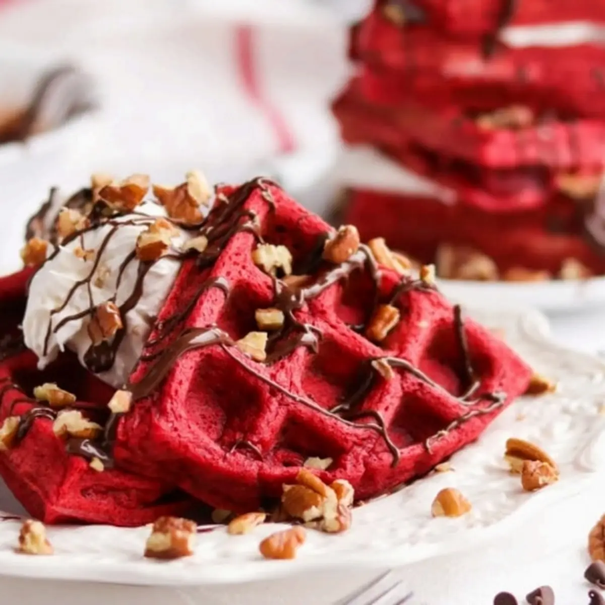 Red Velvet Waffle