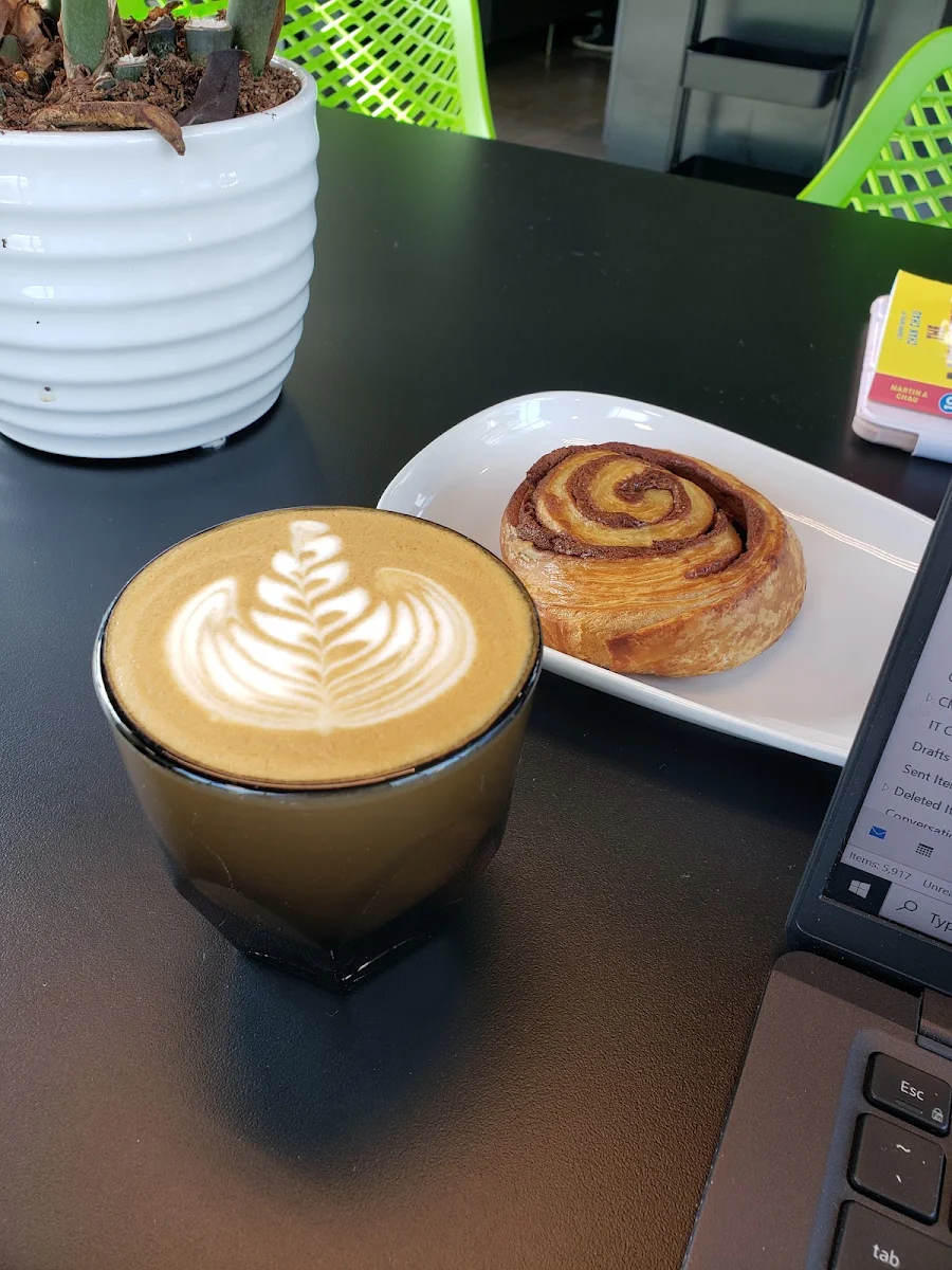 Cappuccino and Cinnamon Swirl