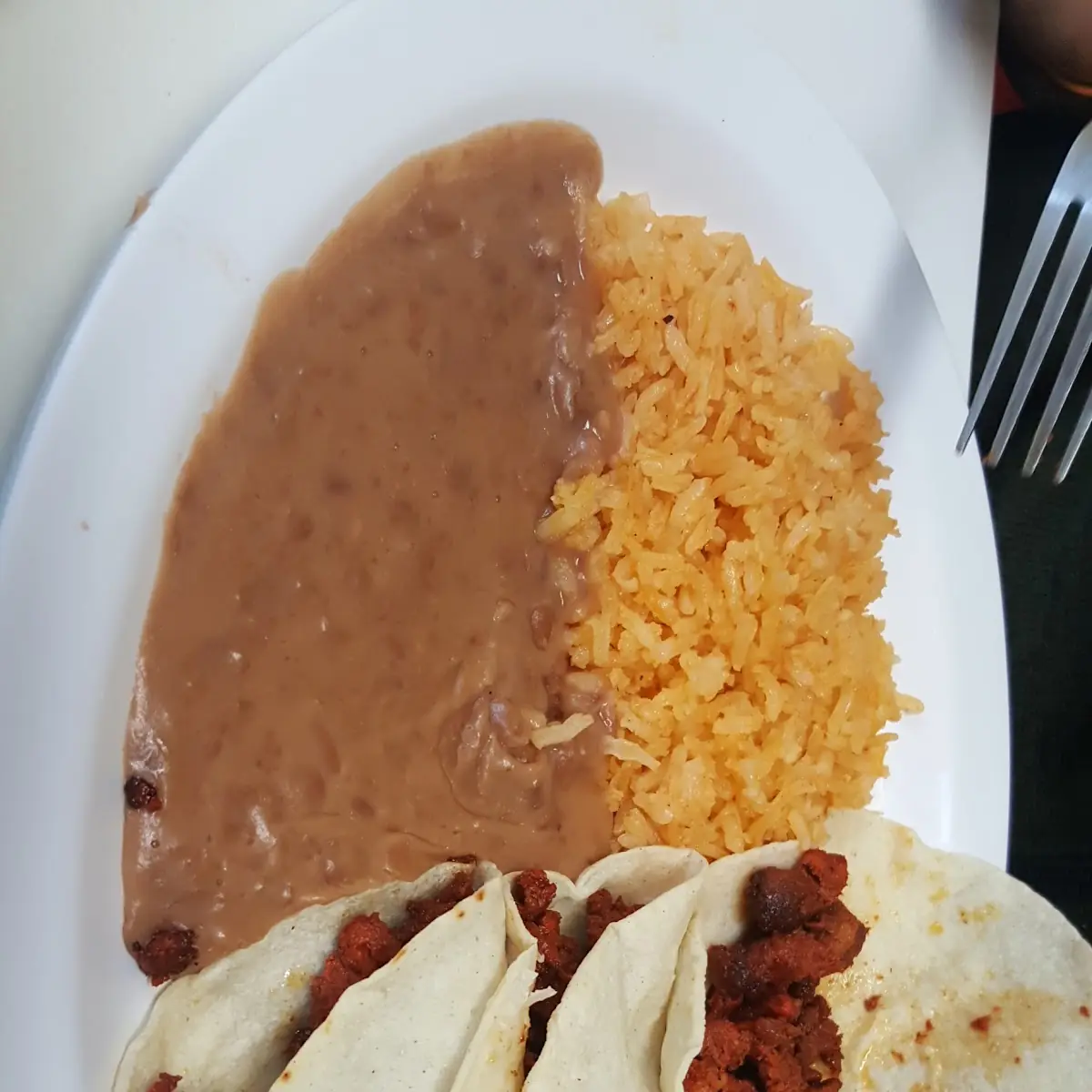 Chorizo Taco Plate