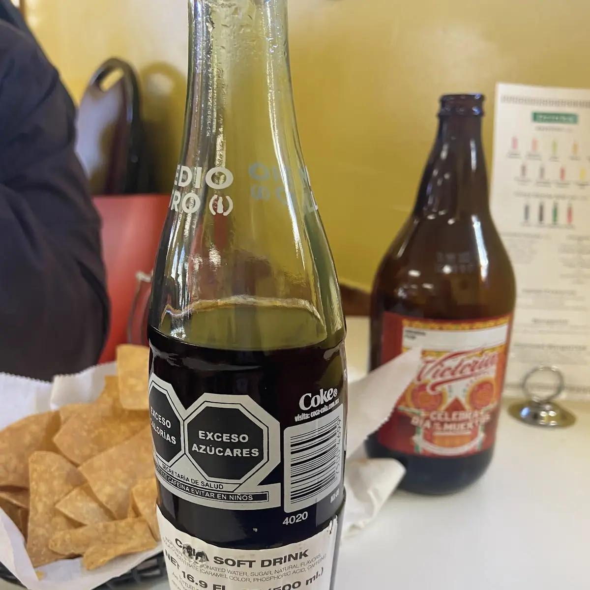 Mexican Glass Bottle 500ml Sodas