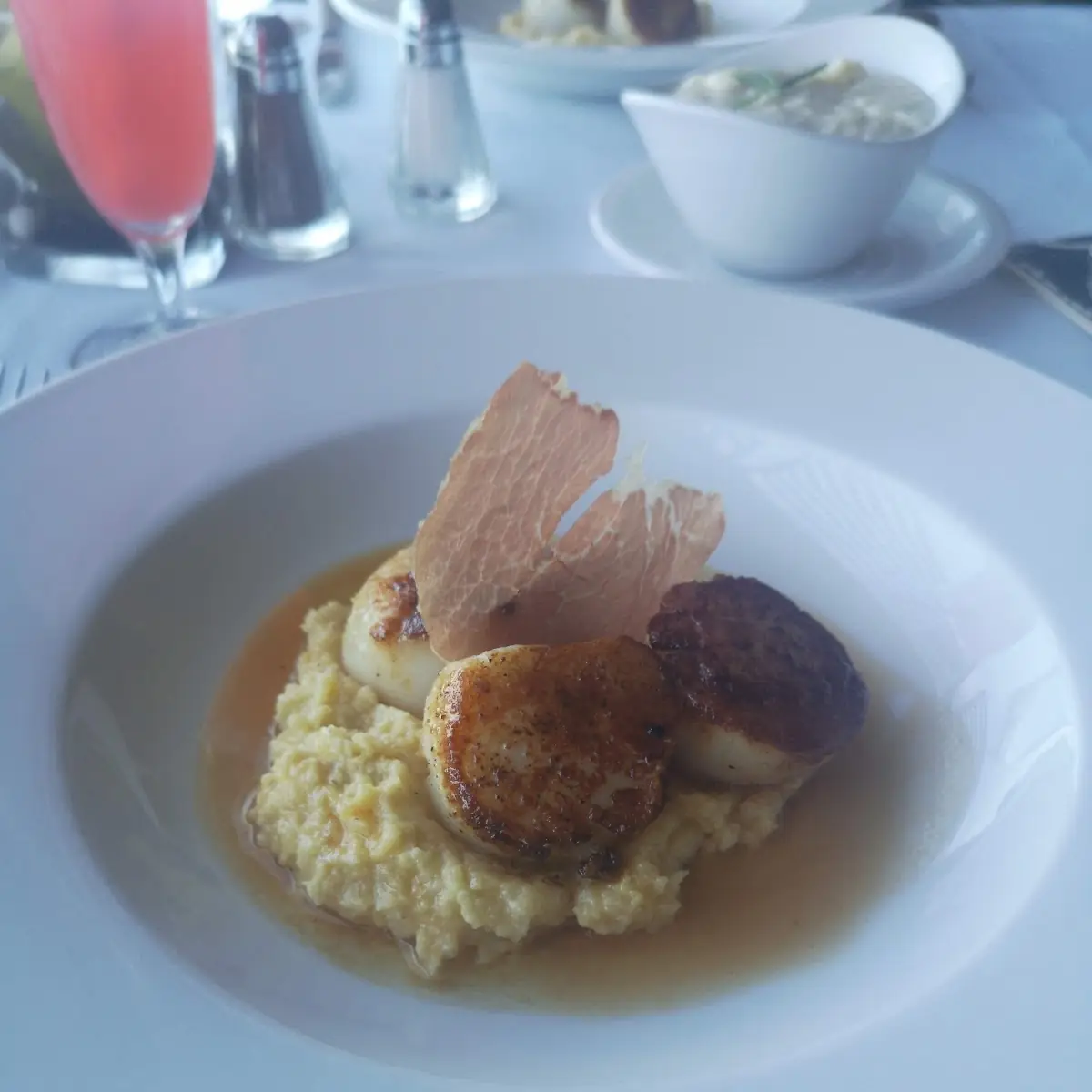 Pan Seared Scallops
