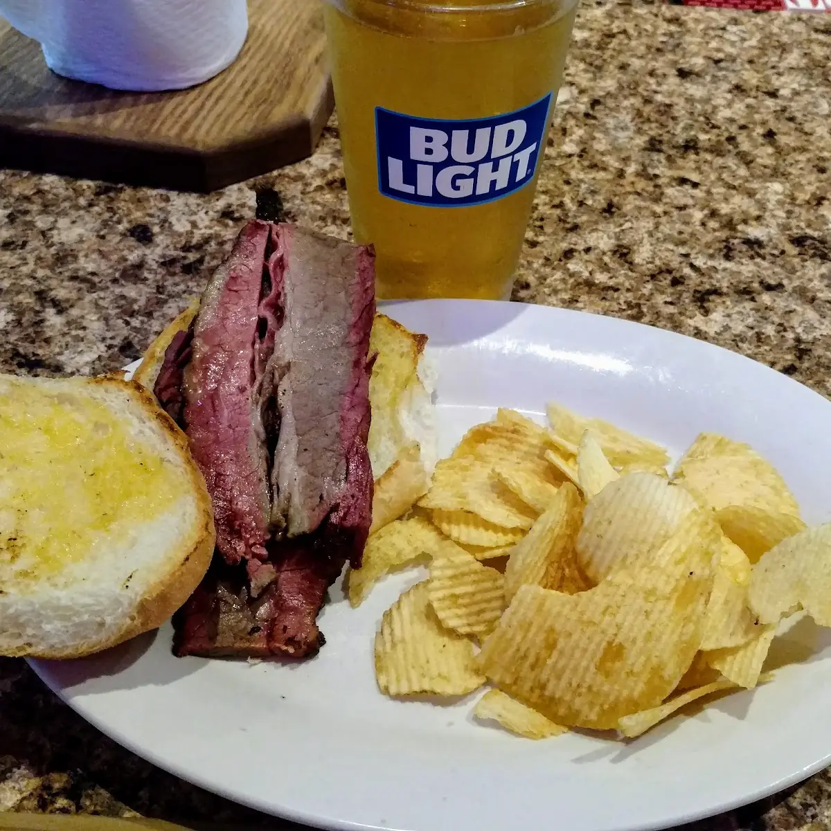 Home Smoked Brisket Sandwich