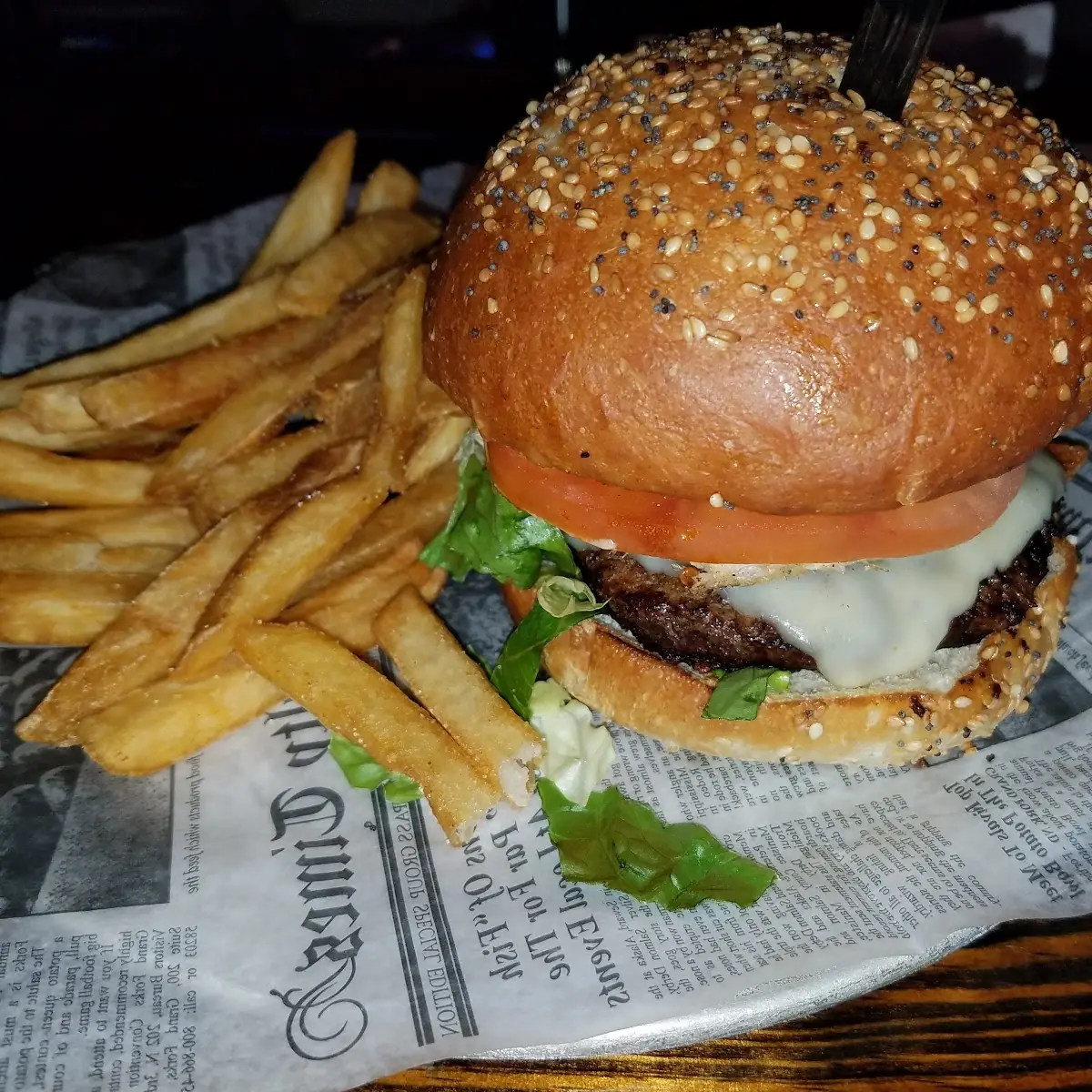 Crab Cake Burger