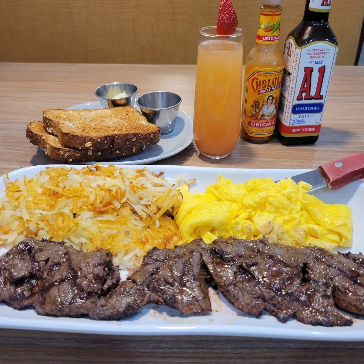 Skirt Steak & Eggs