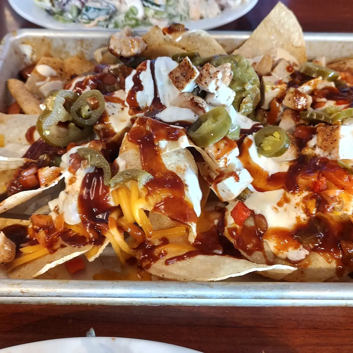 BBQ Chicken Street Nachos