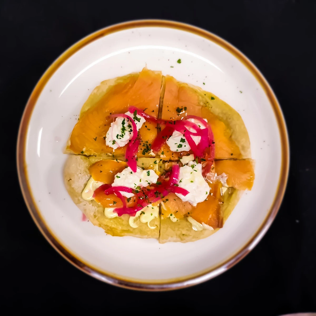 Smoked Salmon Pizza