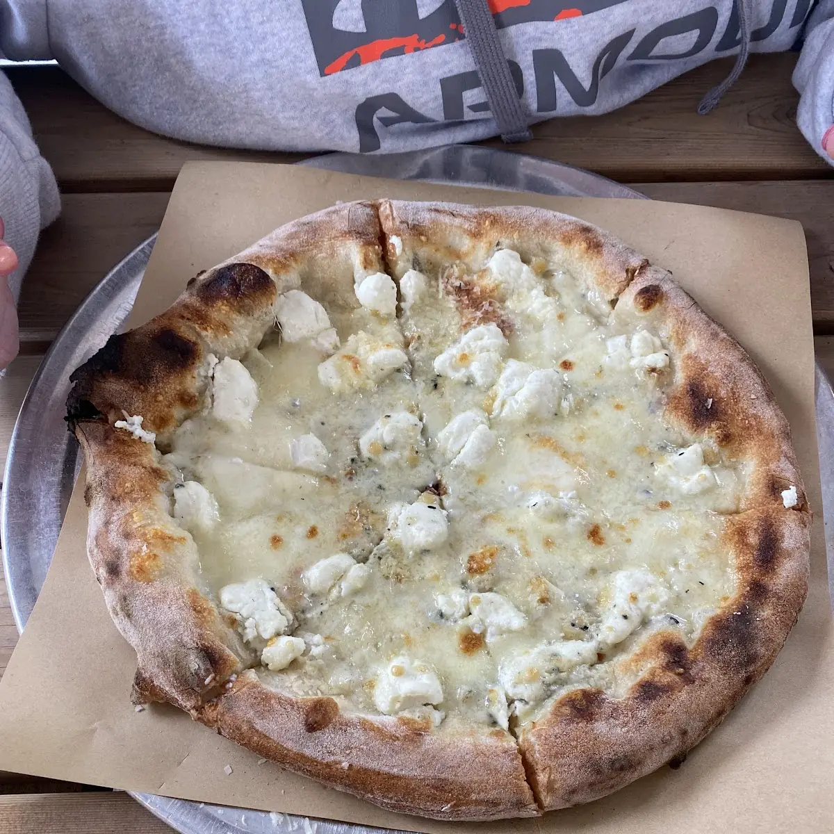 Kids White Pizza 10