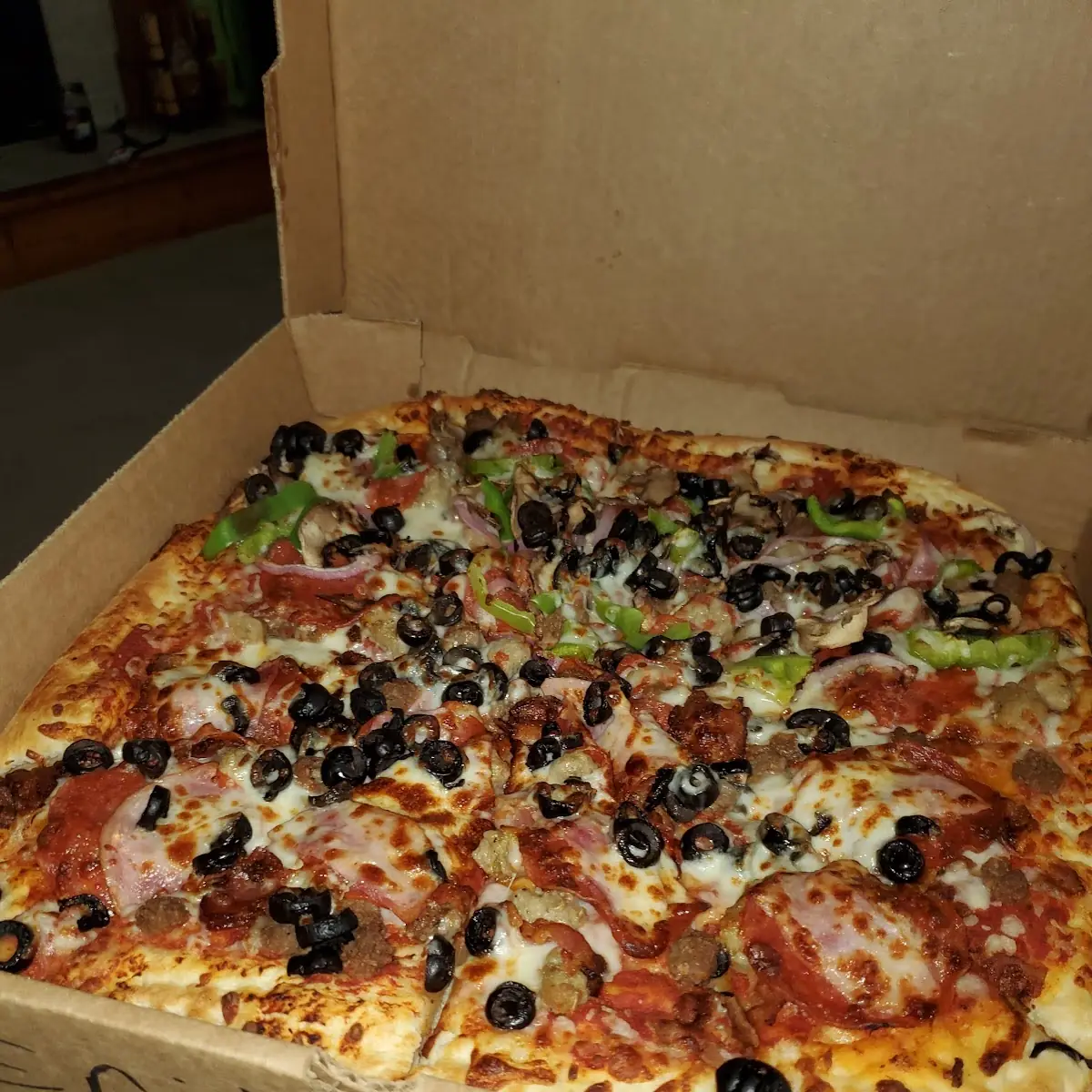 Supreme and Meat Lovers Pizza