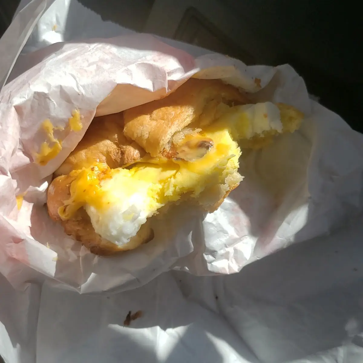 Bacon Egg Cheese Croissant