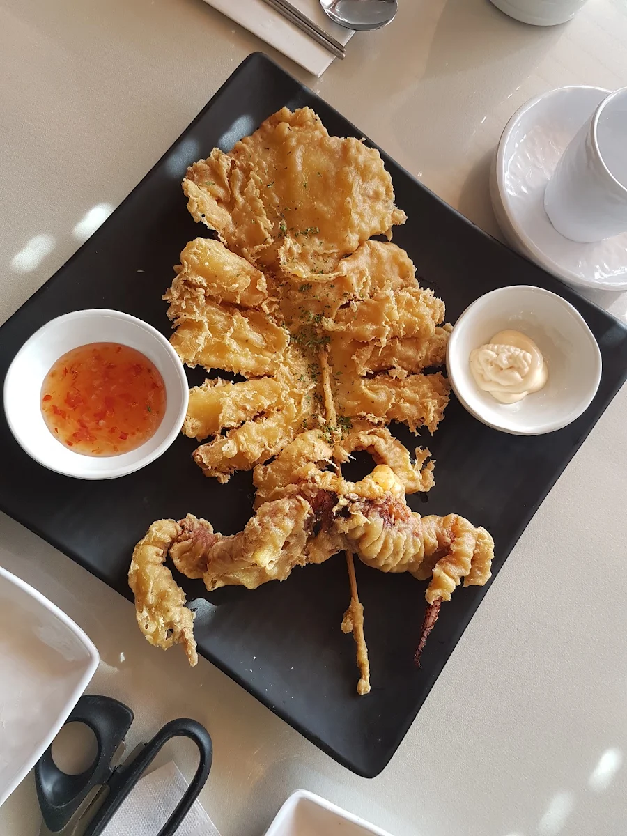 Deep-Fried Whole Squid, Bowls Korean BBQ