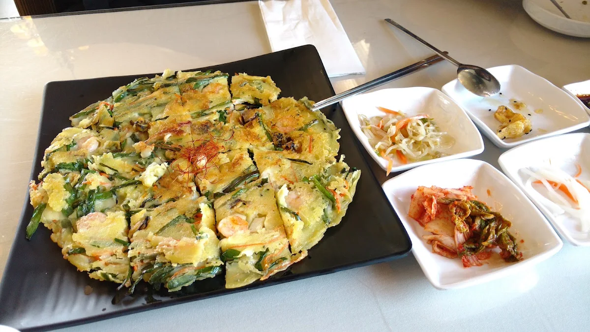 Seafood Pancake, Bowls Korean BBQ