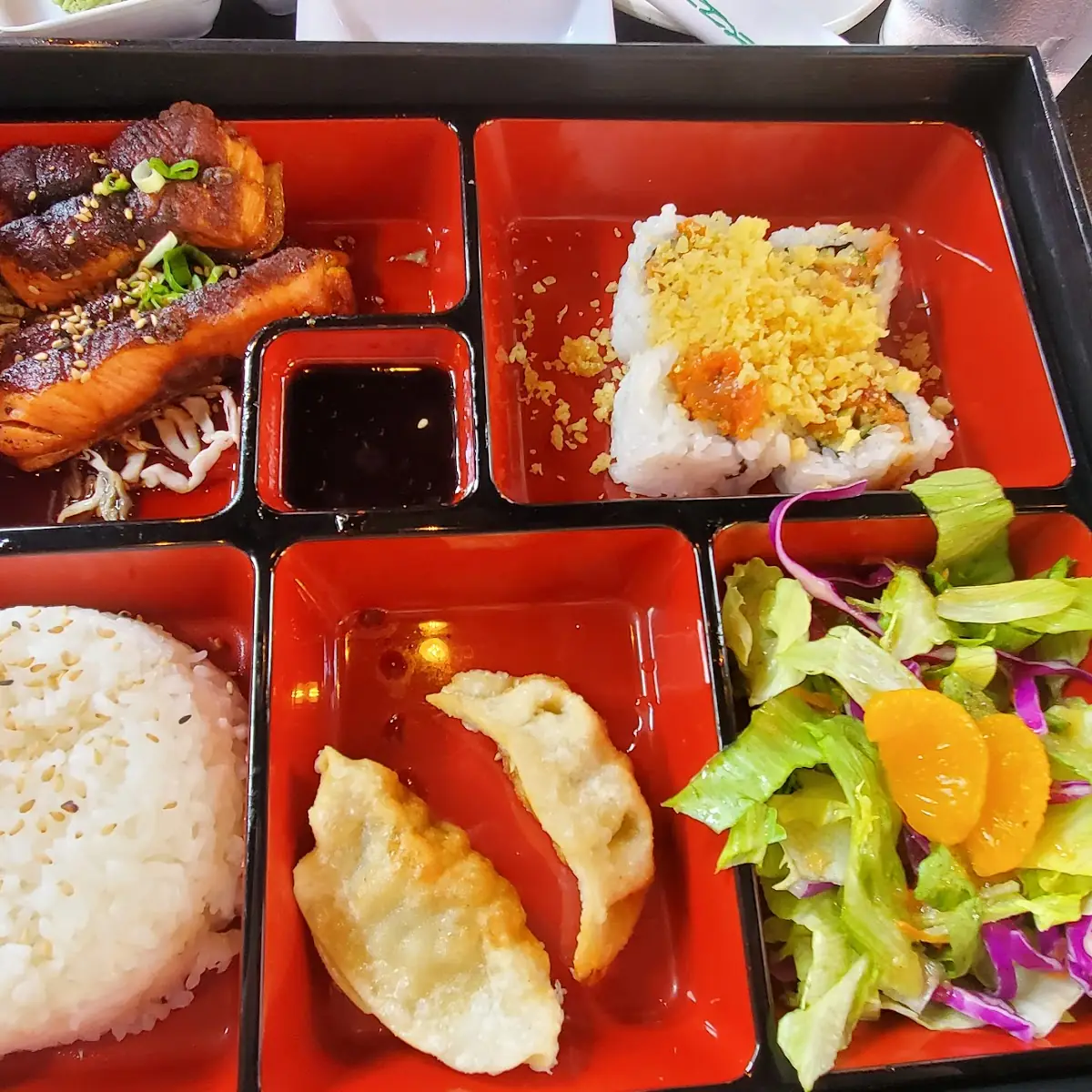 Lunch Salmon Bento Box