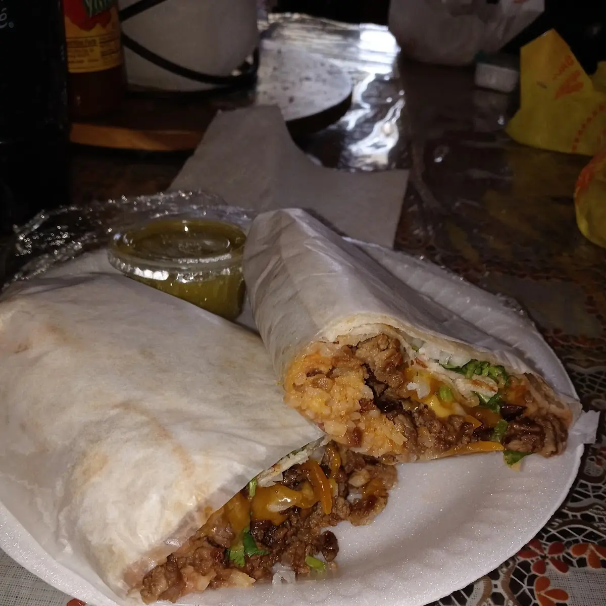 Carne Asada Burrito Con Queso
