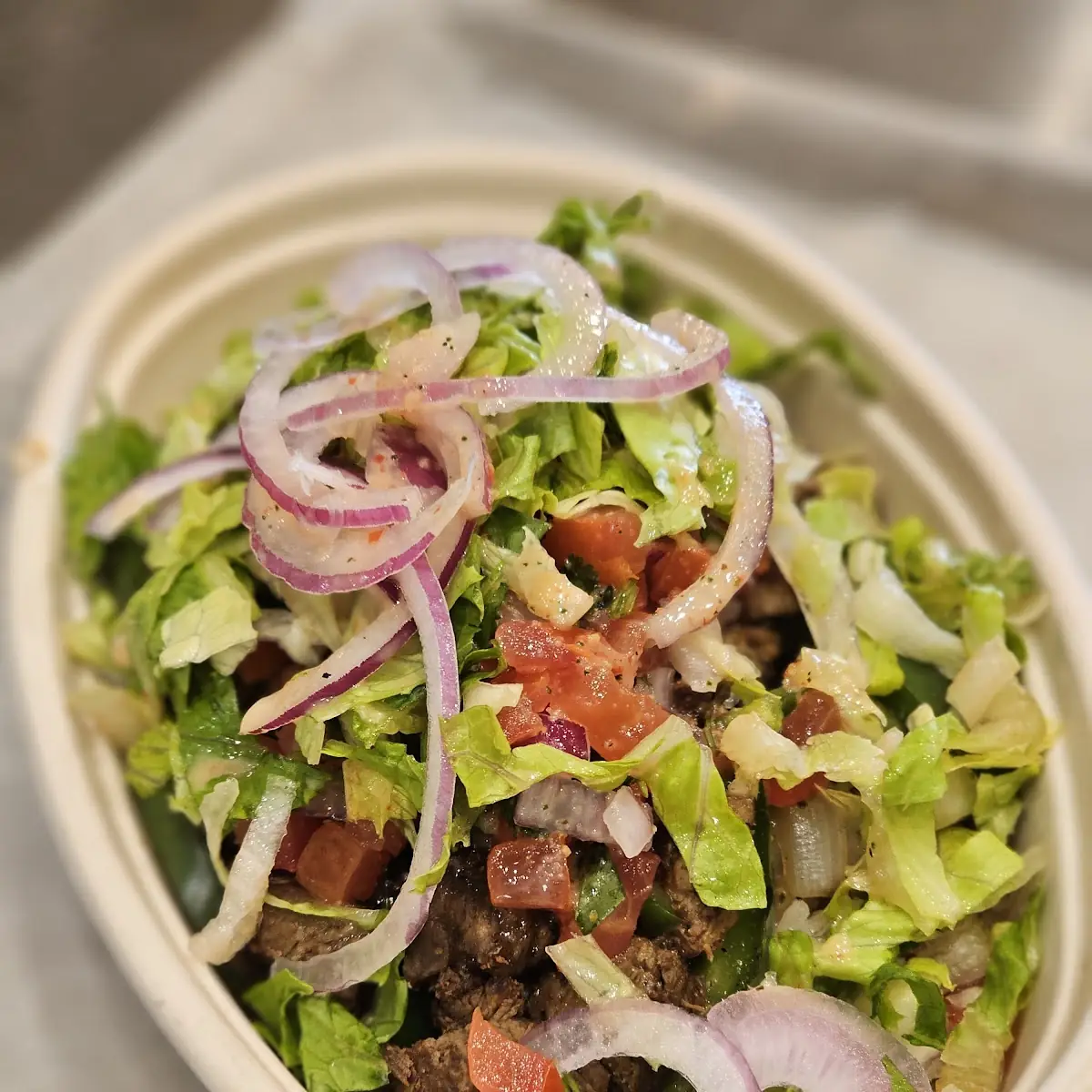Grilled Steak Bowl with White Rice