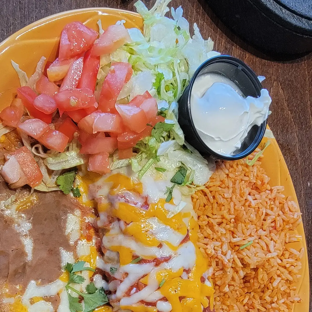 Crispy Taco & Enchilada Combination