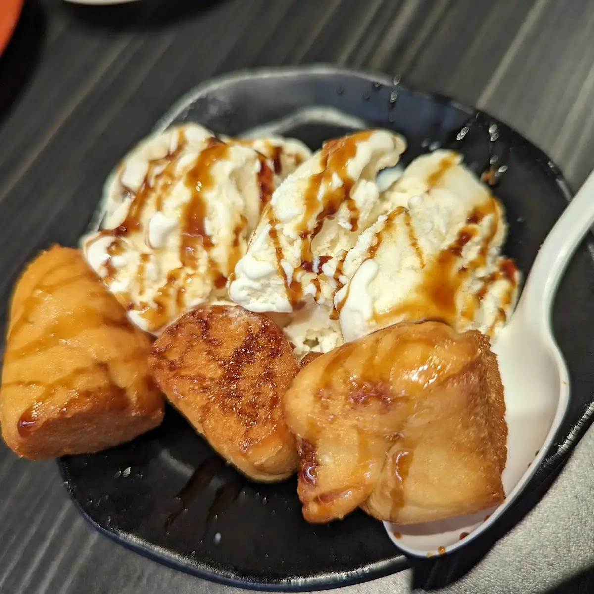 Soy Milk Donuts with Ice Cream