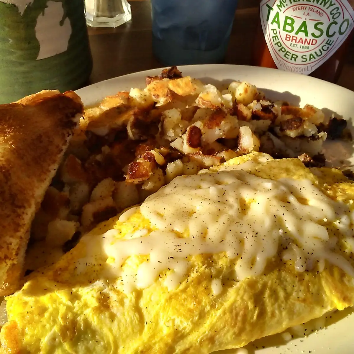 Steak Omelet Home Fries