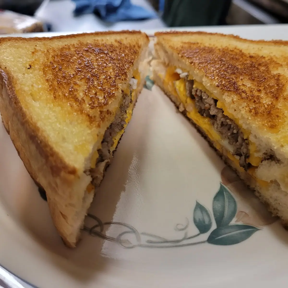 Sausage Egg Cheese Toaster Sandwich