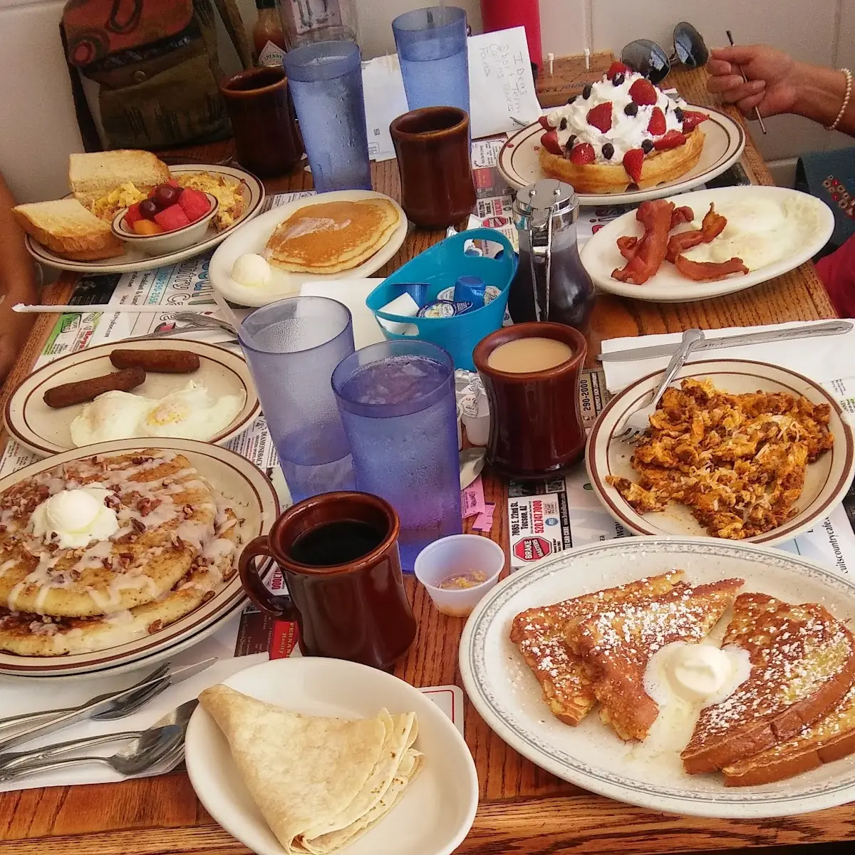 Two Eggs and Two Pancakes