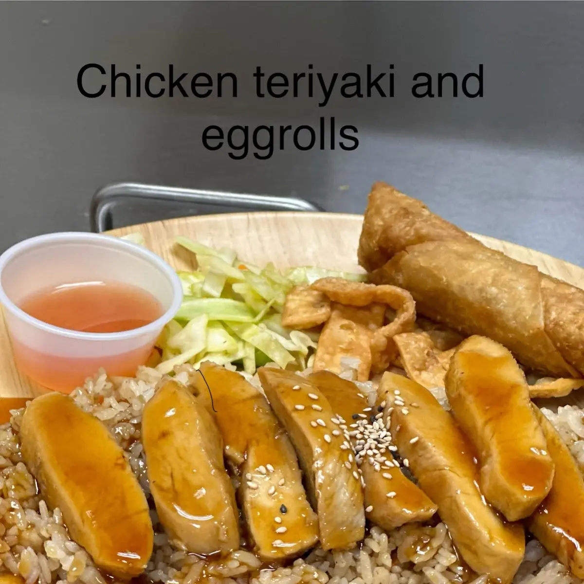 Chicken Teriyaki & 1 Eggroll