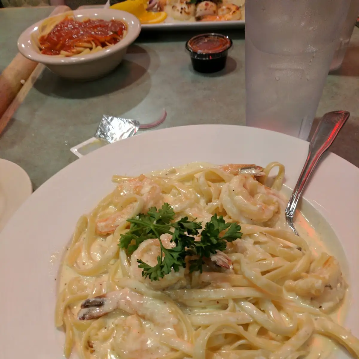 Shrimp Alfredo