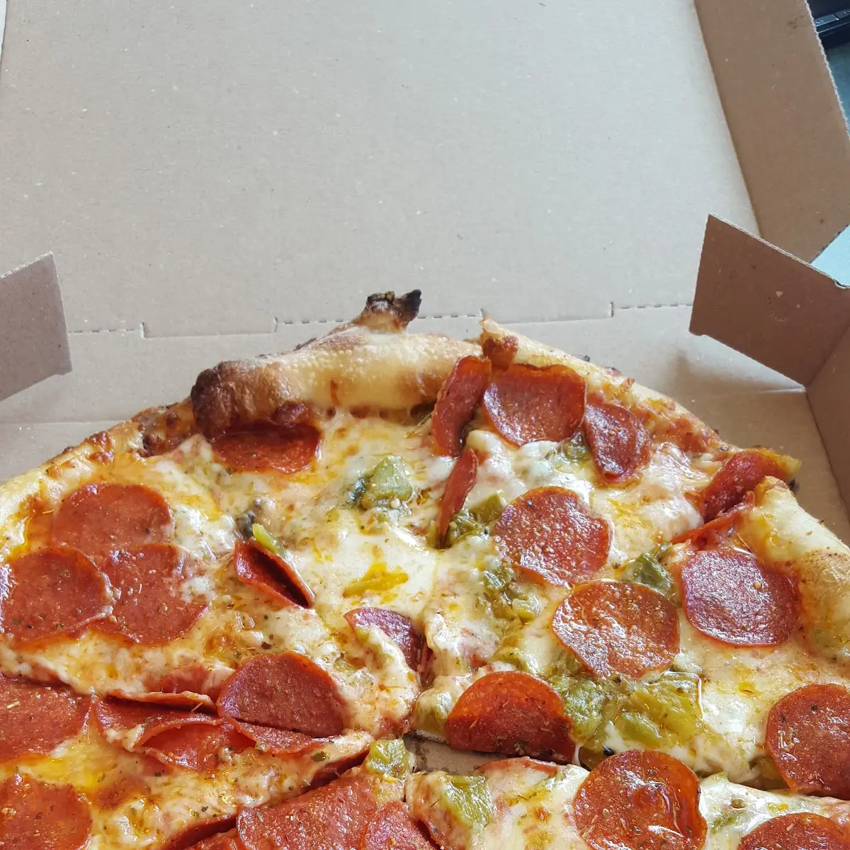 Pepperoni Pizza Well Done