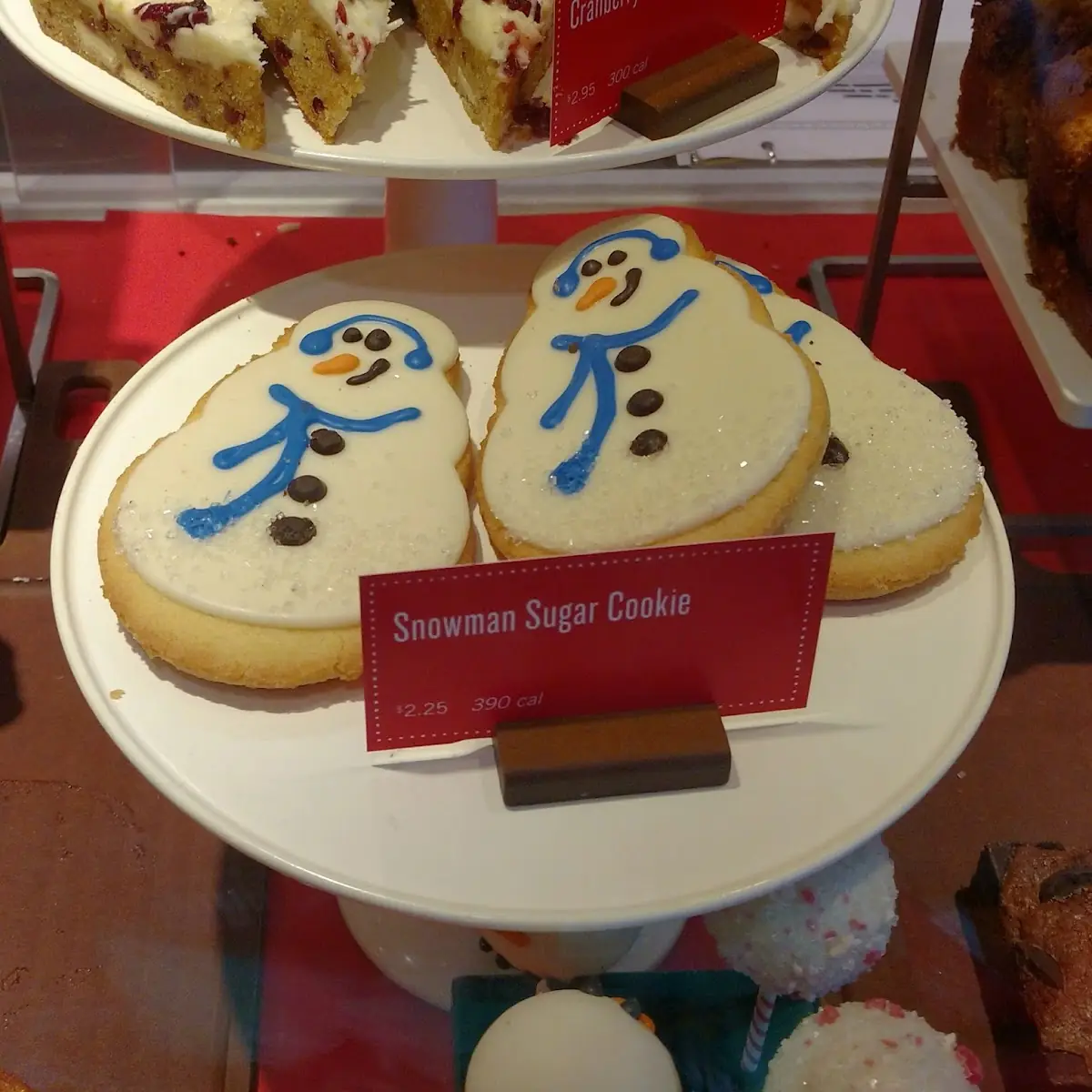 Snowman Sugar Cookies