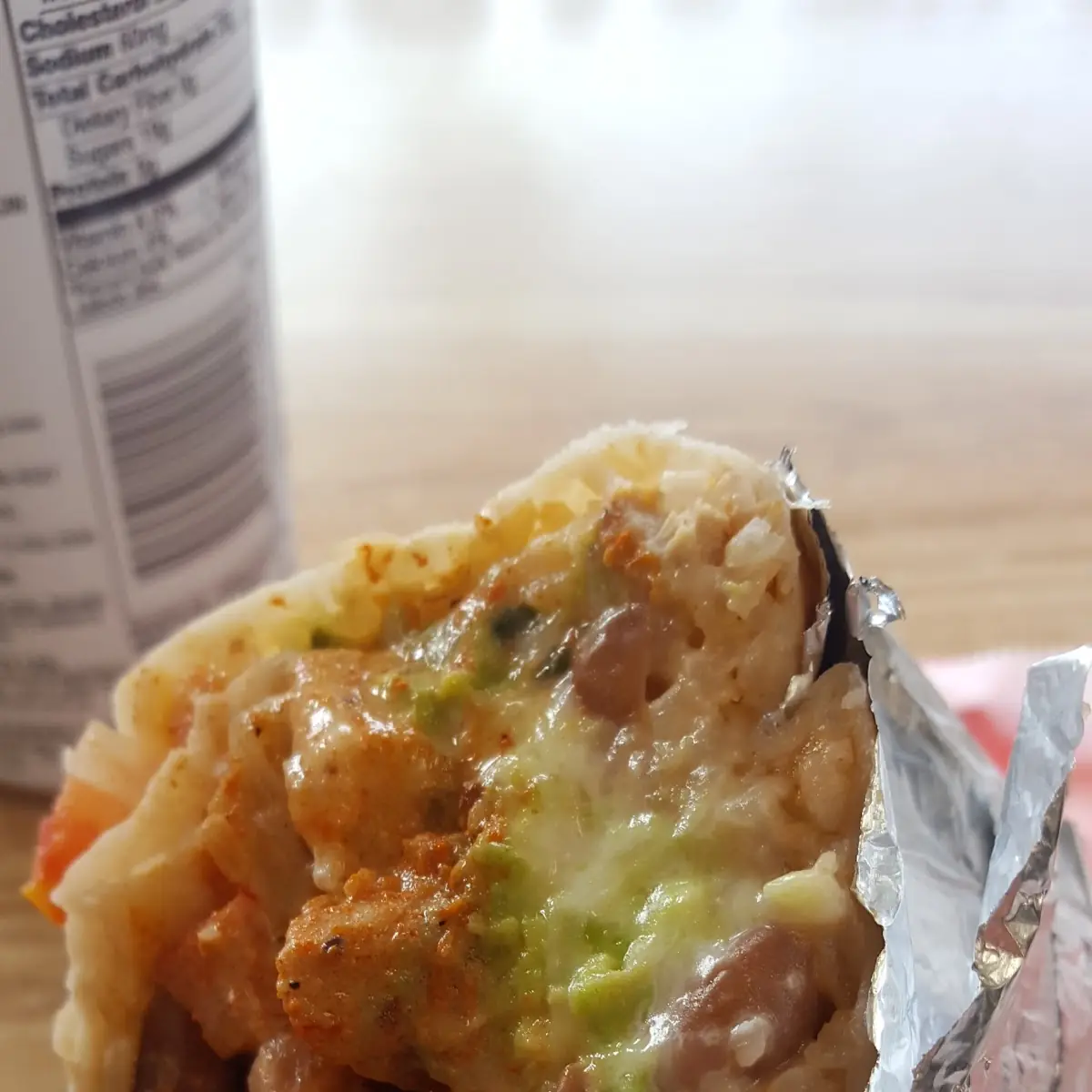 Chicken Burrito with Avocado