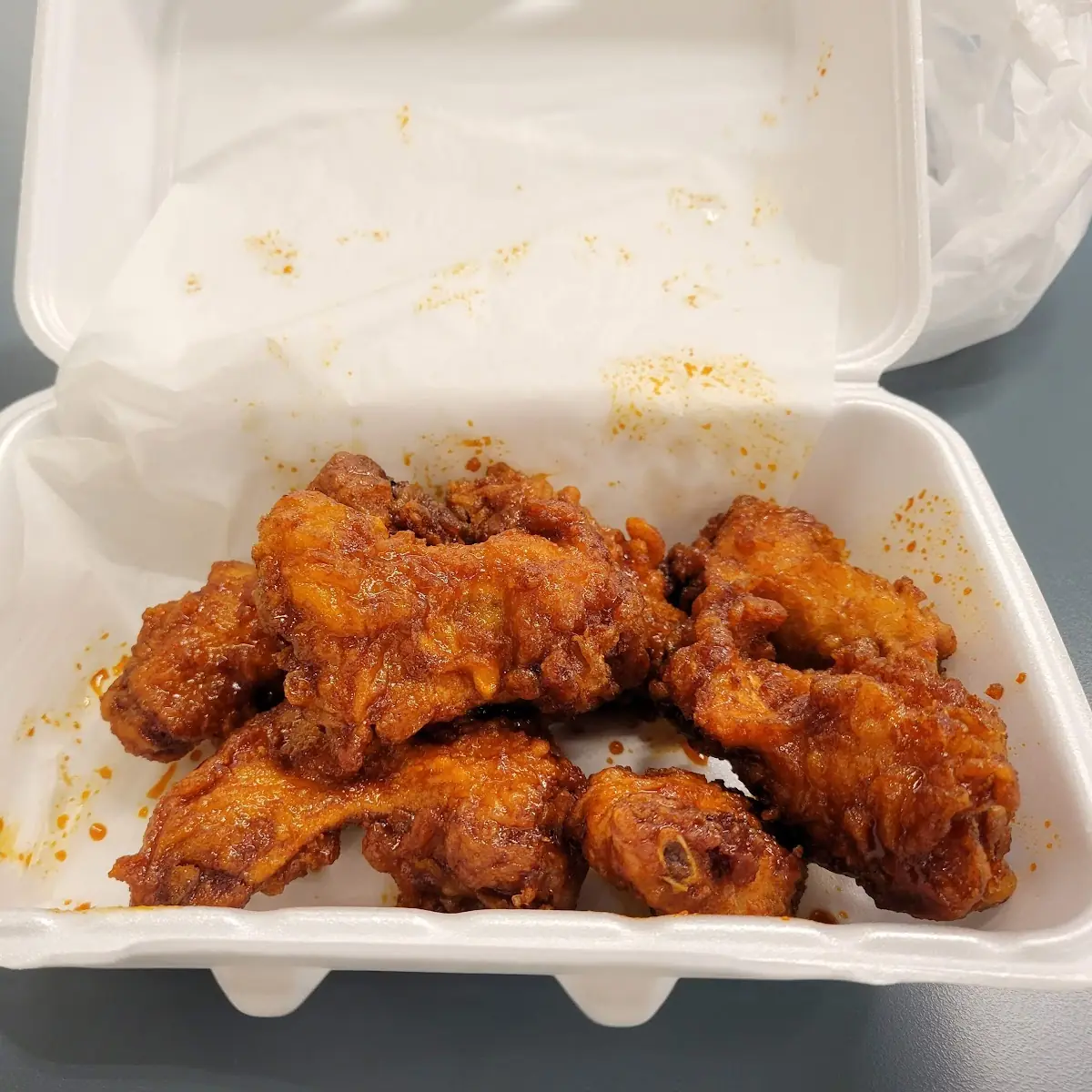 Korean-Style Double Fried Wings - Hot