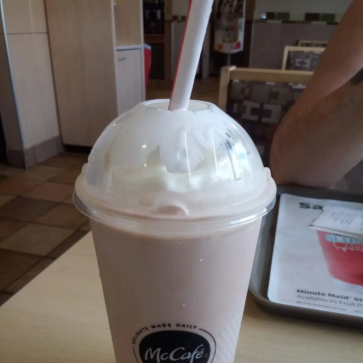 Chocolate Milk Shake with Whipped Cream