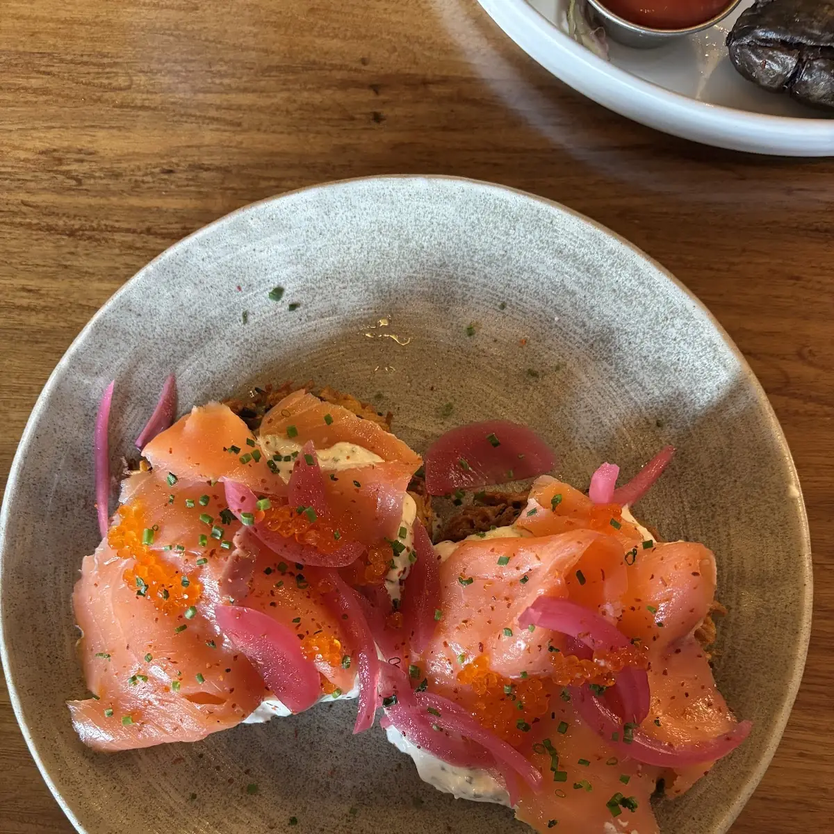 Smoked Salmon Latkes