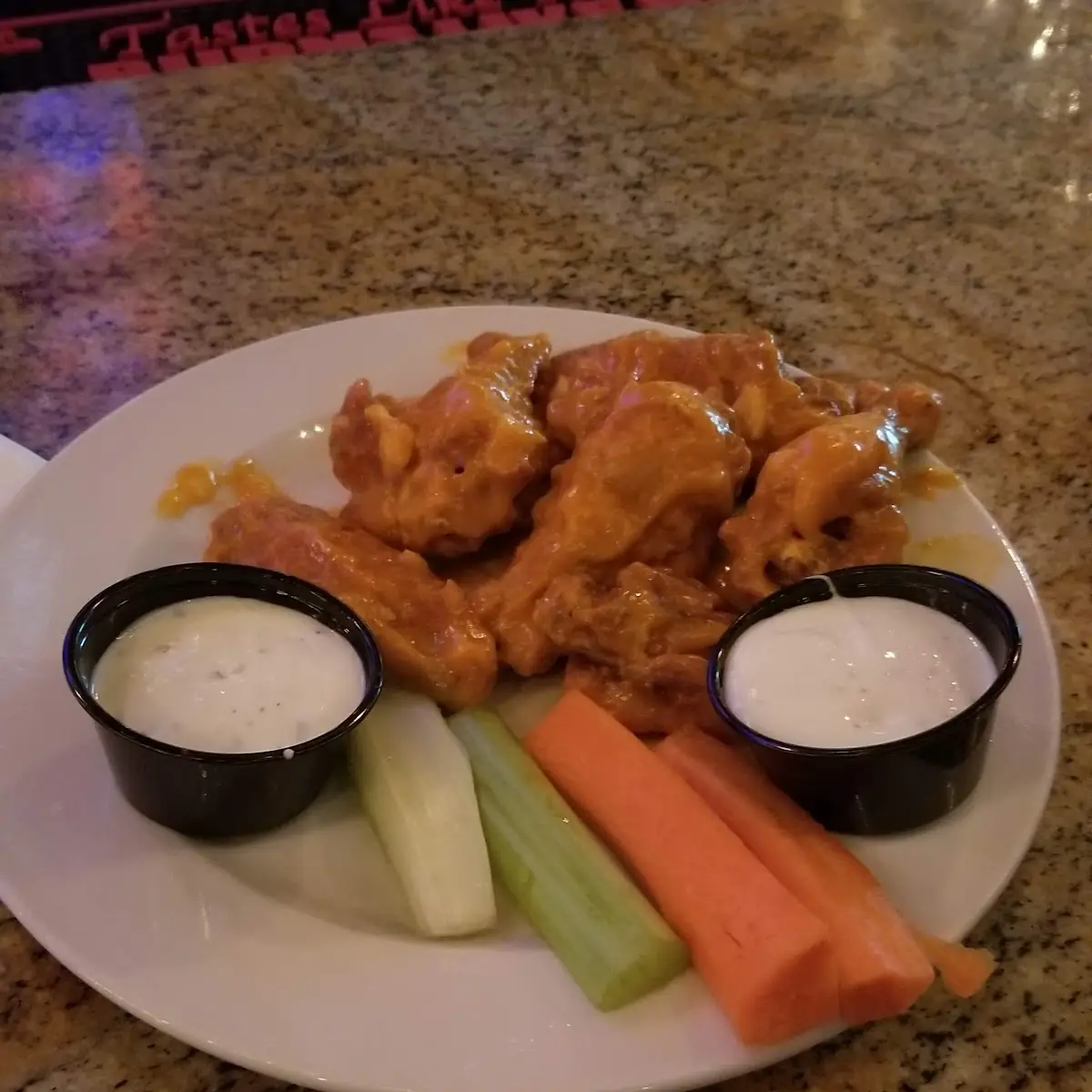 Buffalo Garlic Parmesan Wings
