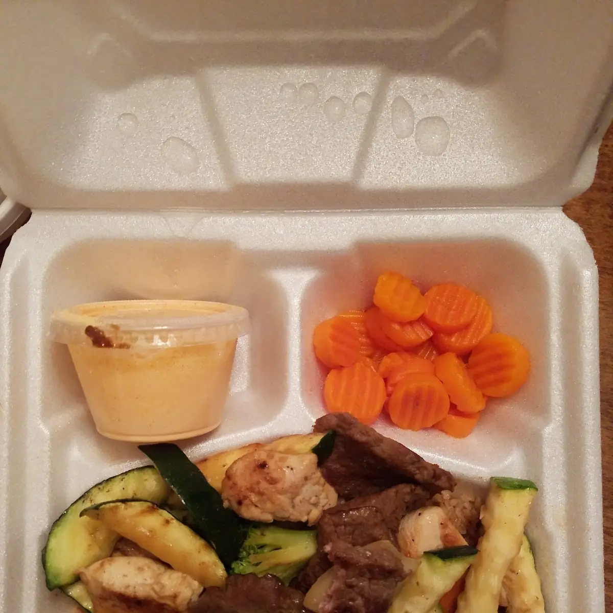 Hibachi Steak'n Chicken with Mixed Veggies