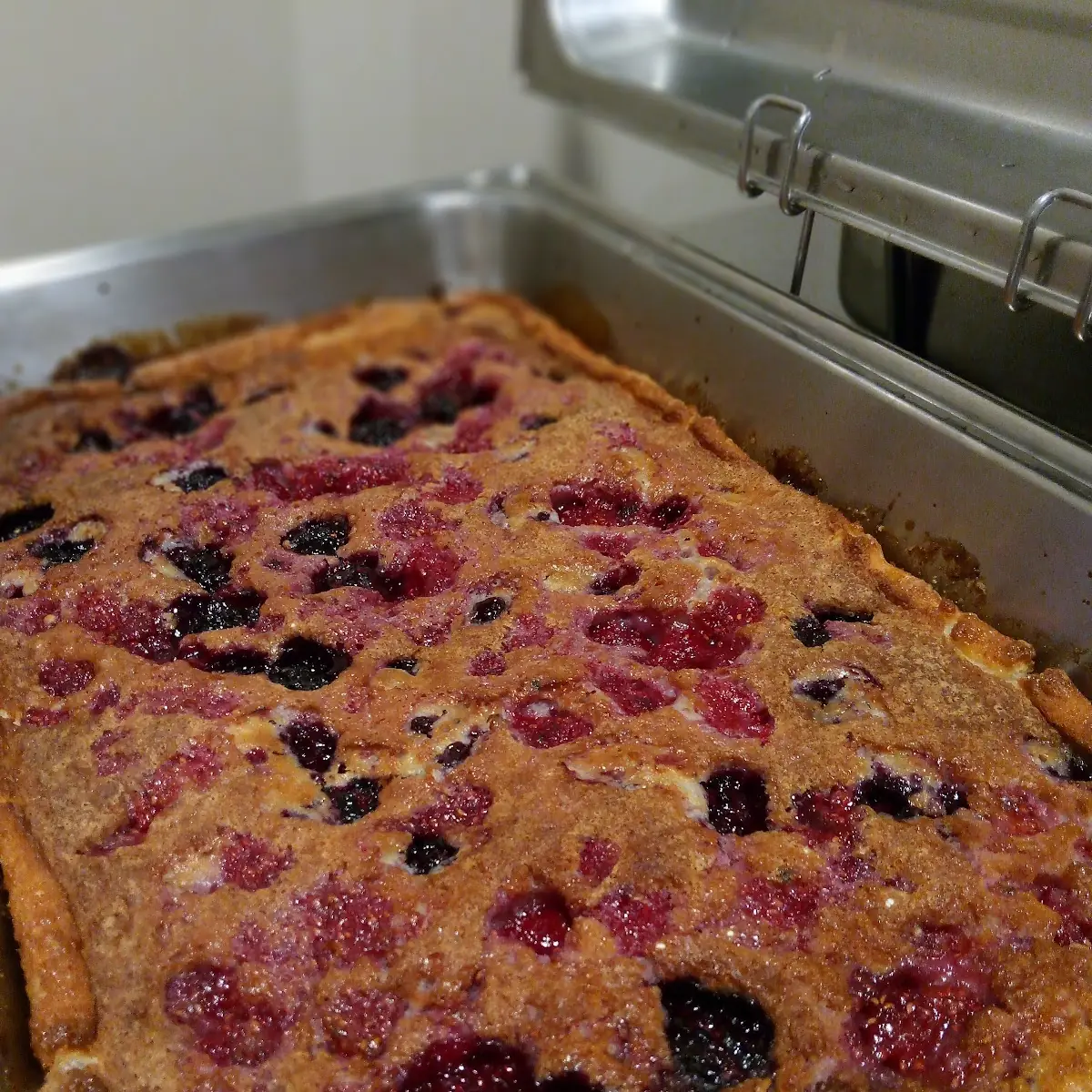 Raspberry Blackberry Cobbler